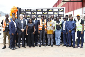 Officials of Jumia at the opening of the warehouse