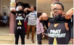 Watch Angel Asiamah show off ‘prayer singlet’ after Agradaa’s sentence reduction