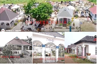 Screenshots of a video of the cemetery in Chiraa