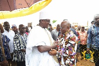 Naa Puowele Karbo III meets President Akufo-Addo