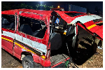 Bunso crash leaves one dead, 14 injured