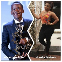 Abraham Attah and Moesha Boduong