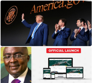 President Donald J. Trump unveiled America.gov at the Andrew W. Mellon Auditorium in Washington