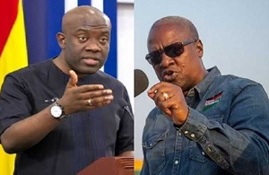 Kojo Oppong Nkrumah and John Mahama