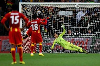 Asamoah Gyan missed a last-minute penalty kick against Uruguay in 2010