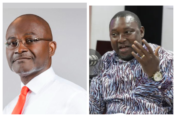 Kennedy Agyapong [L] and Solomon Owusu