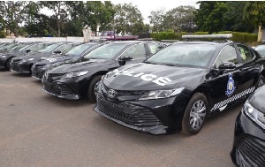 The newly procured vehicles for the Police