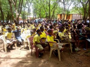 Methodist students seated to observe WWD