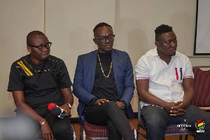 Eboo (middle) at his listening session