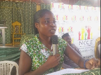 Offinso North District Director of NCCE, Alice Okwae Agyekum