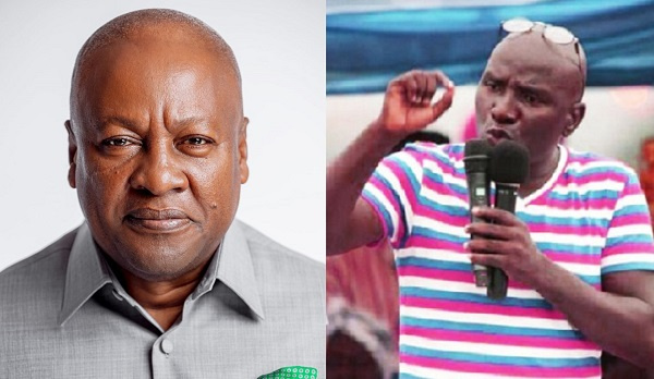 Former President, John Mahama and movie producer, Socrate Safo