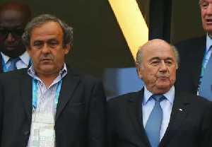 Platini Blatter Sepp