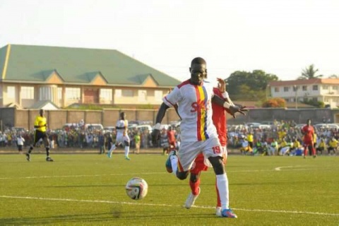 Hearts striker Selasi Adjei