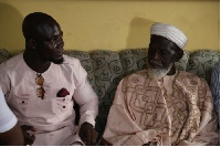 Stephen Appiah and His Eminence Dr. Sheikh Usman Nuhu Sharubutu