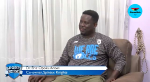 Dr. Opoku-Antwi is the owner of Spintex Knights