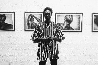 Ghanaian photographer, Kwasi Kyei Mensah recently organized an art exhibition at Osu