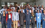 A file photo of Albert Kwadwo Twum-Boafo and other officials from GIABA