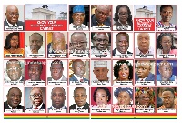 President Nana Addo Dankwa Akufo-Addo and his Cabinet members