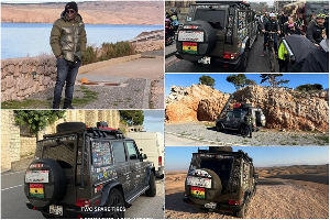 Meet Joseph Ampadu: The Ghanaian on the historic trip to 5 continents with a G Wagon