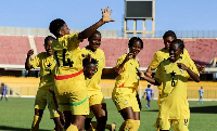 The Black Maidens were jubilating after beating Liberia 6-0 in the first leg