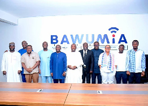 The new NPP leadership with Dr Mahamudu Bawumia