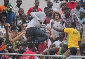 Hooliganism Ghana Stadium