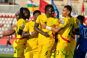 Some players of the Black stars