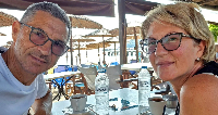 The pair were returning from holiday in Thessaloniki, Serbian media reports