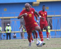 Andre Ayew with the ball