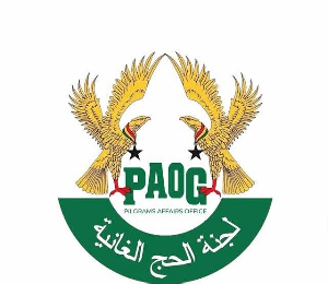 Pilgrims Affairs Office of Ghana (PAOG) logo