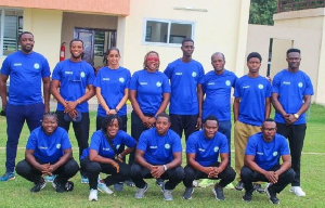 The trained 13 who were taken through Refresher and ICC Level 1 Practical Assessment
