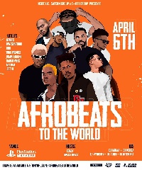 Official artwork for  'Afrobeat 2 the World' concert