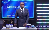 Metro TV's broadcaster Paul Adom Otchere