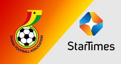 Ghana Football Association and Startimes logo