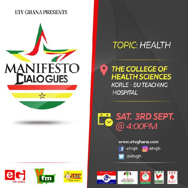 Maiden e.TV Ghana manifesto dialogues set to come off Saturday