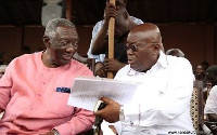 Former President Kufuor and Akufo-Addo