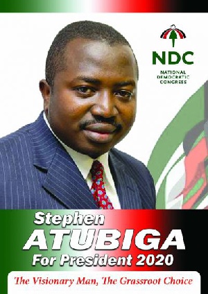 Stephen Atubiga has made known his intentions to vie for the flagbearership in NDC