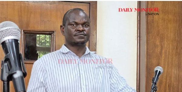 Mark Aduba Moro in the dock at Buganda Road Chief magistrate’s court