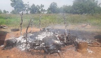 About five houses have been torched in the conflict