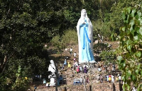 File photo of a statue of the Blessed Virgin Mary