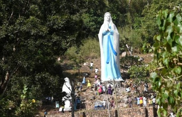 File photo of a statue of the Blessed Virgin Mary