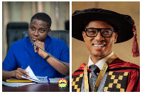 Photo collage of Eric Edem Agbana (L) and Francis-Xavier Sosu (R)