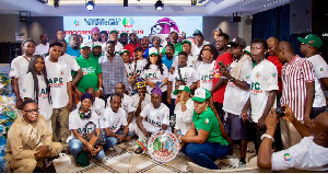 A group photo of the APC Youth Wing West Africa and others at the meeting
