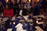 Akufo-Addo with Archbishop Duncan-Williams at the gala night to honour the President in the USA