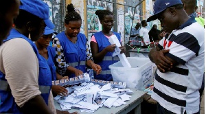 File Photo: Election observers watching ballot counting