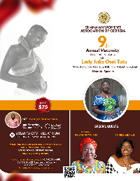 Lady Julia Osei Tutu is the keynote speaker for its 9th Annual Maternity Fundraising Gala