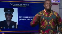 Kwesi Parker-Wilson giving a breakdown of the leaked audio