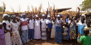 Some members of Church of Pentecost and community members