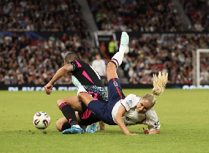 Bonucci tackled Steph during the charity game