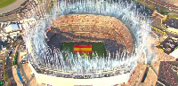 Fireworks erupted from the MetLife Stadium after World Cup final